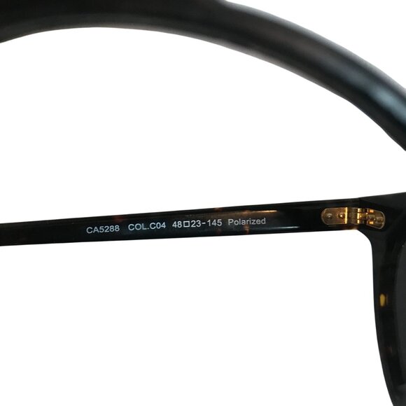 Cartia Tortoise Shell Polarized Womens Sunglasses Round Frame 48-23-145 Design I - Picture 3 of 6